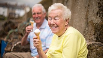 Manchester care home Residents enjoy ice-cream afternoon
